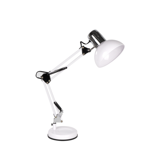 Flexo de Bombilla Rutilo Blanco / Cromo – vista principal · Ref. 140371057