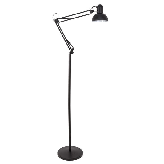 Pie Salón moderno Rutilo Negro mate – vista principal · Ref. 140341009