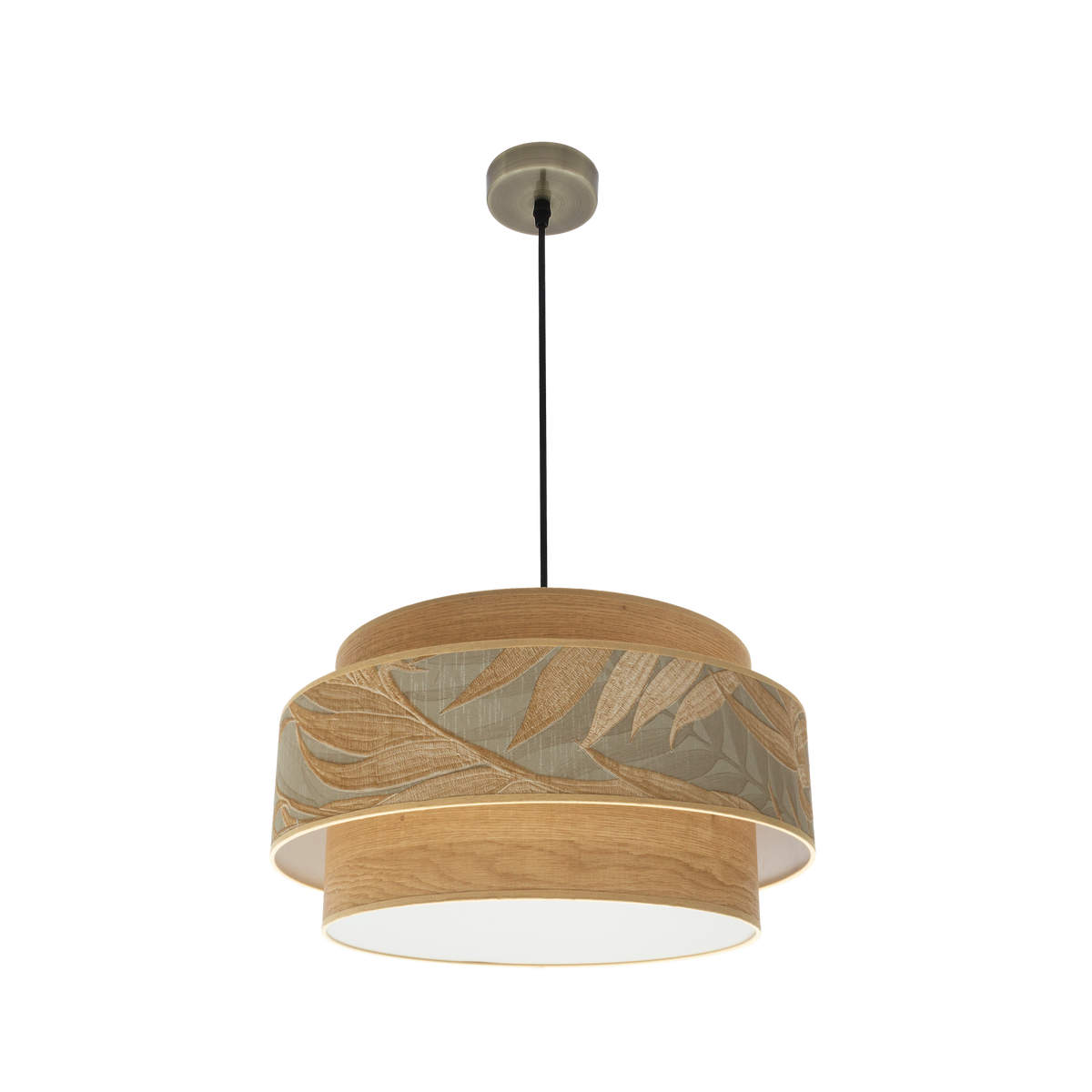 Lámpara Colgante Samoa 3xE27 50 cm Fabrilamp - vista principal | Fabrilamp / Abrila · Ref. 231495014