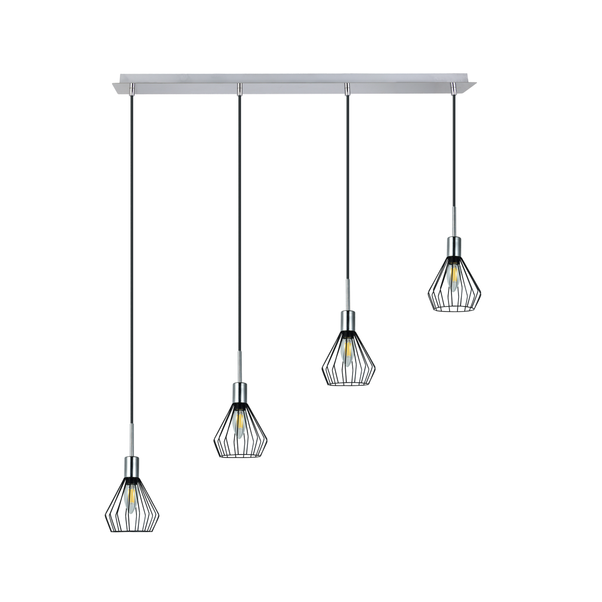 Lámpara Colgante San Petersburgo 4 Luces E14 Fabrilamp - vista principal | Fabrilamp / Abrila · Ref. 153594052