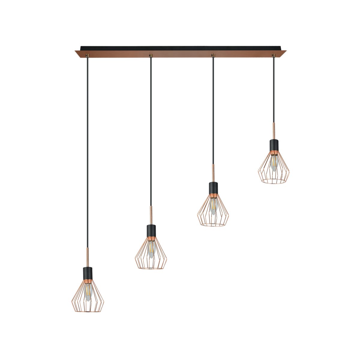 Lámpara Colgante San Petersburgo 4 Luces E14 Fabrilamp - vista principal | Fabrilamp / Abrila · Ref. 153594073