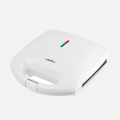 Sandwichera Mandra 750 W 2 Sandwiches Placas Antiadherentes Blanco Fabrilamp - vista principal | Fabrilamp / Abrila