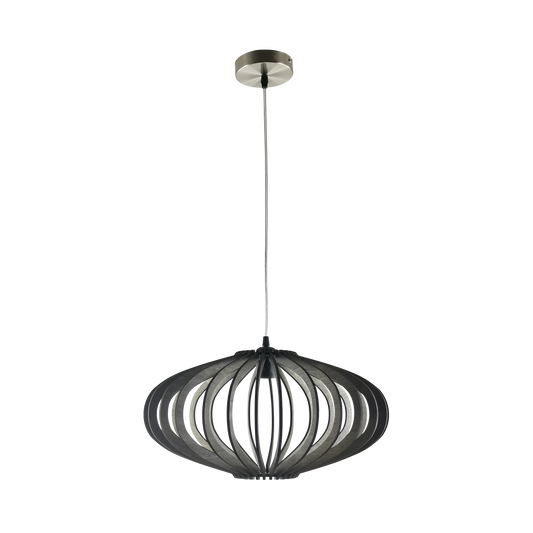 Lámpara Colgante Sapelli 45 cm Madera Café E27 Fabrilamp - vista principal | Fabrilamp / Abrila · Ref. 156194502