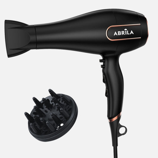Secador Profesional Papago 2400 W Negro y Oro Fabrilamp - vista principal | Fabrilamp / Abrila