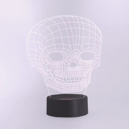 Lámpara Calavera 3D Halloween CristalRecord 05-989-01-777