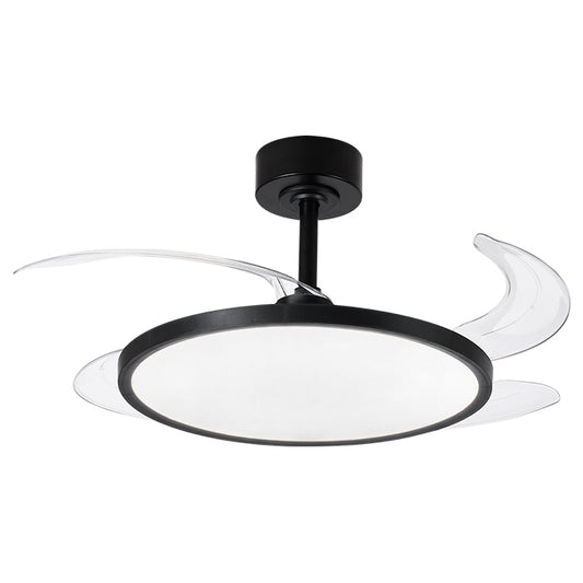 Ventilador de Techo Slim Negro – vista principal · Ref. F-1035 BK