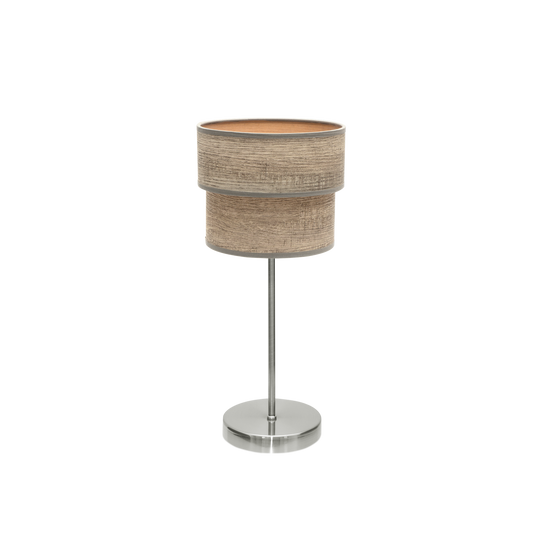 Sobremesa De Pantalla Smile Níquel / Madera Gris – vista principal · Ref. 175371083