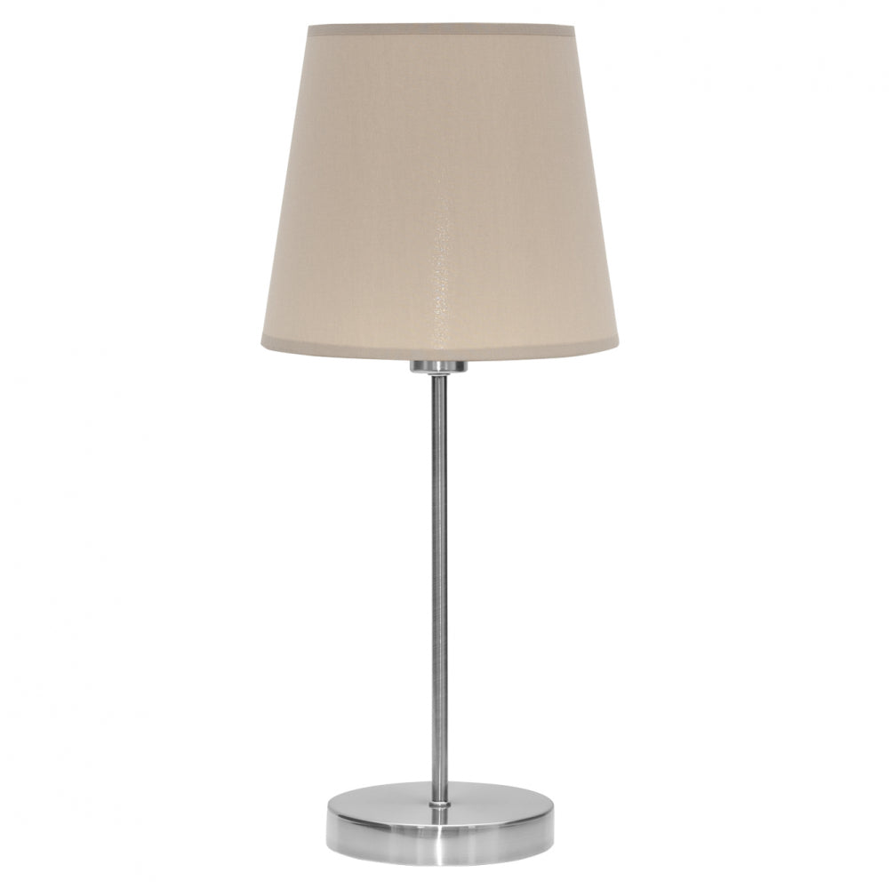 Lámpara de mesa Maldivas Fabrilamp / Abrila en níquel y piedra, ref. 110671057