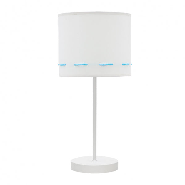 Sobremesa Trazos Celeste de Fabrilamp, ideal para habitaciones infantiles. Diseño moderno y elegante.