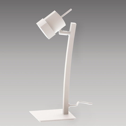 Lámpara de Sobremesa Moka 1 Luz Blanco Mate CristalRecord - vista principal | CristalRecord