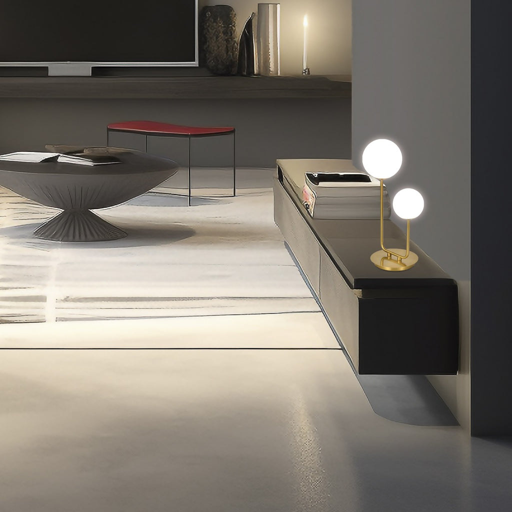 Sobremesa Cosmica Latón AJP/Alemar Ref. 11459 - Medidas: [Insertar medidas aquí] - luzguru.com
