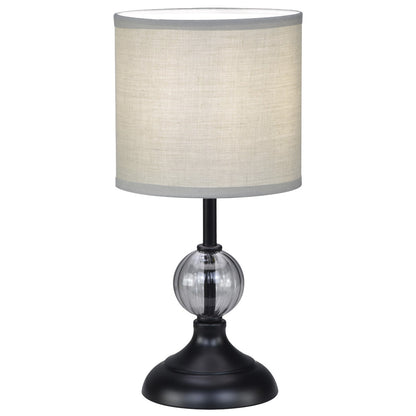 Sobremesa Alex Negra 40W E-14 - AJP / Alemar - 11716 - luzguru.com