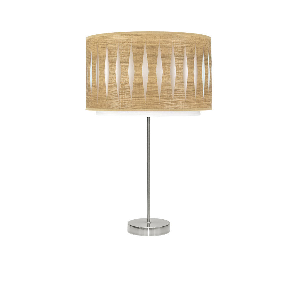 Lámpara Sobremesa Alexandra Fabrilamp / Abrila Étnico Madera Clara Ref. 177871185