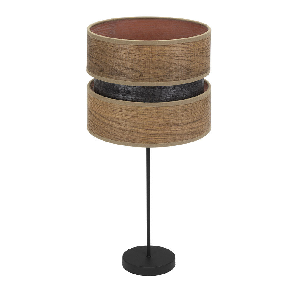 Lámpara Sobremesa Colet Alto Negro Madera Fabrilamp / Abrila Ref. 175671184