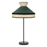 Lámpara de mesa Fabrizio Fabrilamp / Abrila natural y verde (179971106)