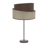 Lámpara de mesa Hara marrón Fabrilamp / Abrila 179871102 para dormitorio