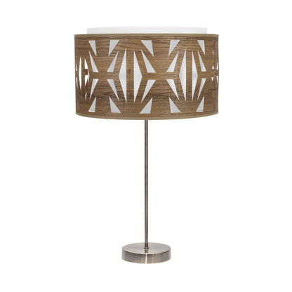 Lámpara de mesa KATERINA Fabrilamp / Abrila diseño en cuero y madera, ref. 177971184