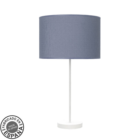 Lámpara de mesa Moda Fabrilamp / Abrila diseño moderno blanco y azul Ref. 212471081
