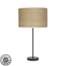 Lámpara de mesa MODA Fabrilamp / Abrila con cañizo claro, ref. 212471069