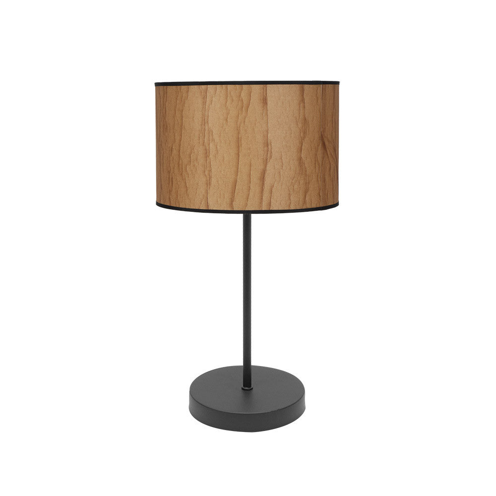 Lámpara sobremesa Tapiro Fabrilamp Abrila vintage pergamino, Ref. 178471102