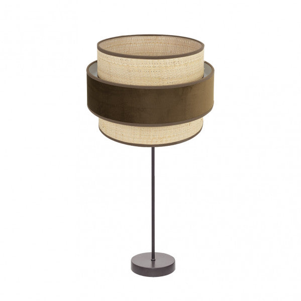 Sobremesa Alto Reyes Marrón/Natural de Fabrilamp, diseño moderno y elegante para iluminar tu hogar.