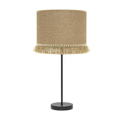 Lámpara Sobremesa Alto Sibila de Fabrilamp/Abrila, modelo 186371109, negro y arena