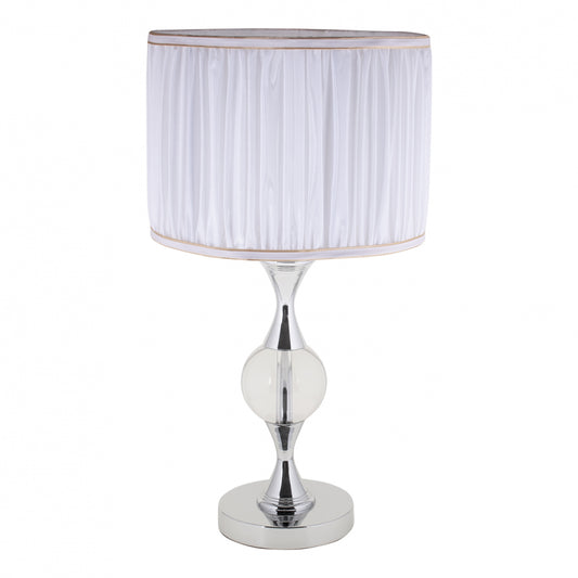 Lámpara de sobremesa Amarante Fabrilamp / Abrila, diseño elegante en cromo, ref. 123970120