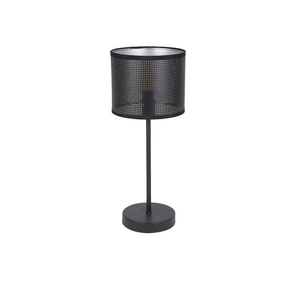 Lámpara Sobremesa Anastasia Negra y Plata Fabrilamp / Abrila 190171009