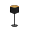 Lámpara de sobremesa Anuska Fabrilamp / Abrila IA012026 elegante en negro y oro