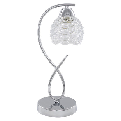 Lámpara Sobremesa Bagan Cromo Cristal Fabrilamp / Abrila 155071020