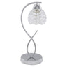Lámpara Sobremesa Bagan Cromo Cristal Fabrilamp / Abrila 155071020