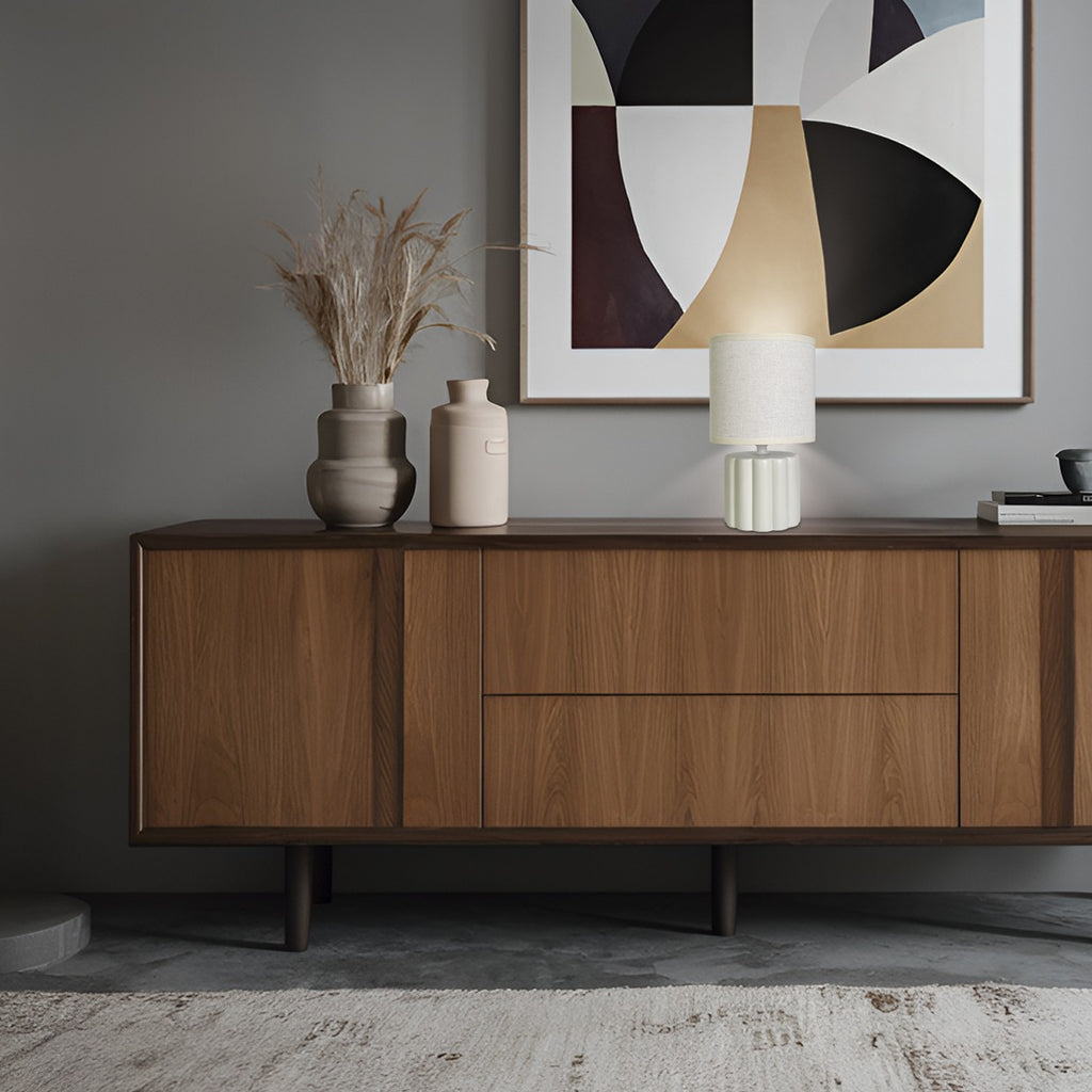 Medidas Sobremesa Barlow Beige 40W E-14 AJP/Alemar Ref. 11649 - LuzGuru
