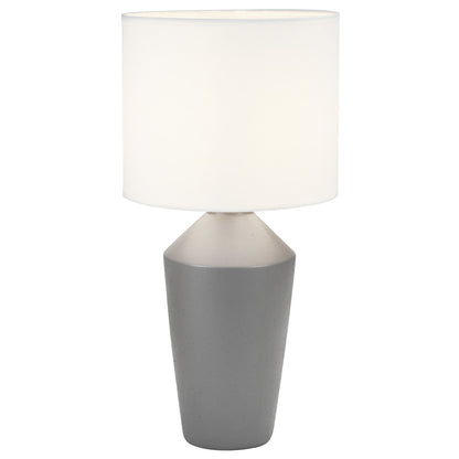 Sobremesa Barron Gris 60W E-27 - AJP / Alemar - 11719 - luzguru.com