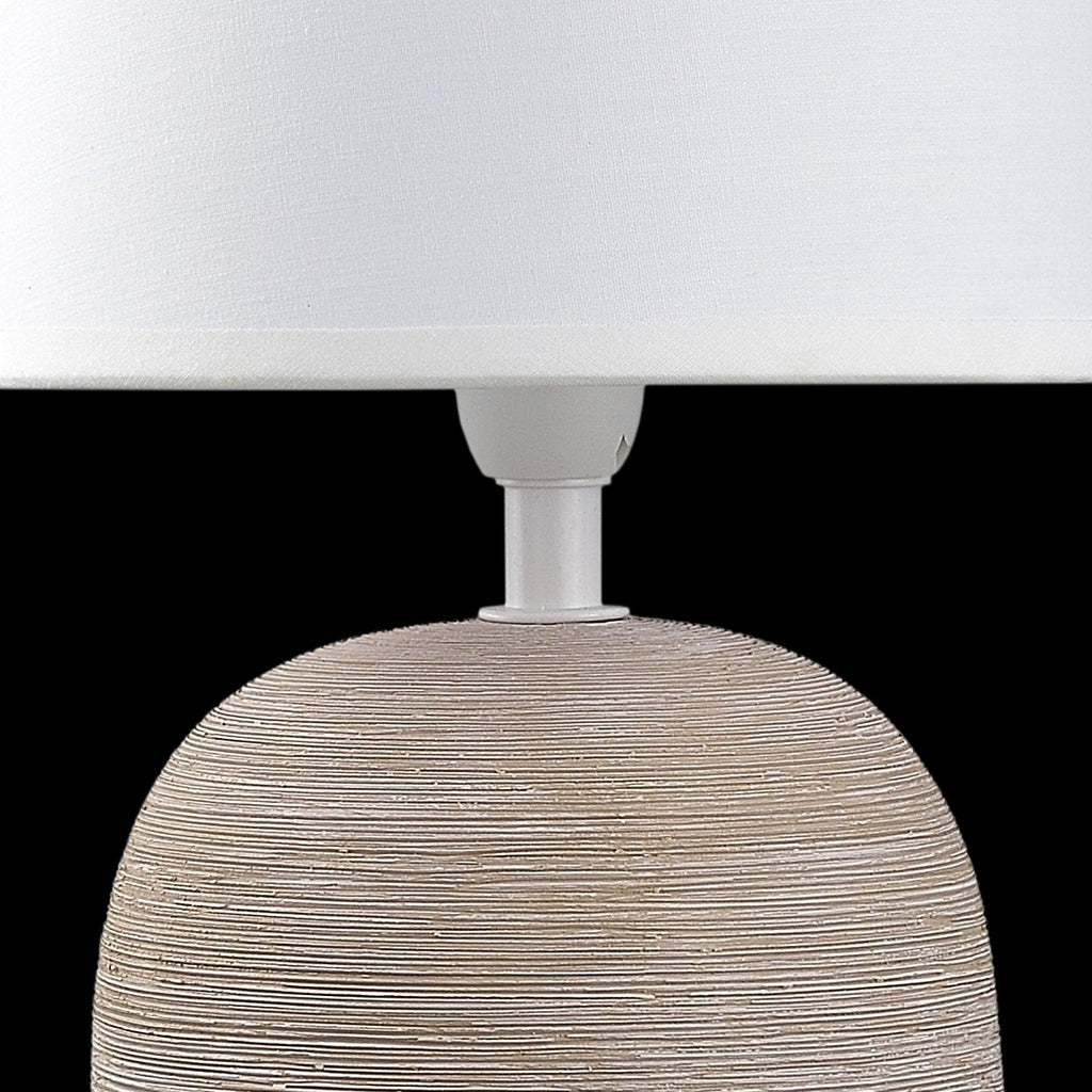 Medidas Sobremesa Baxter Marrón AJP/Alemar Ref. 11378 - LuzGuru.com
