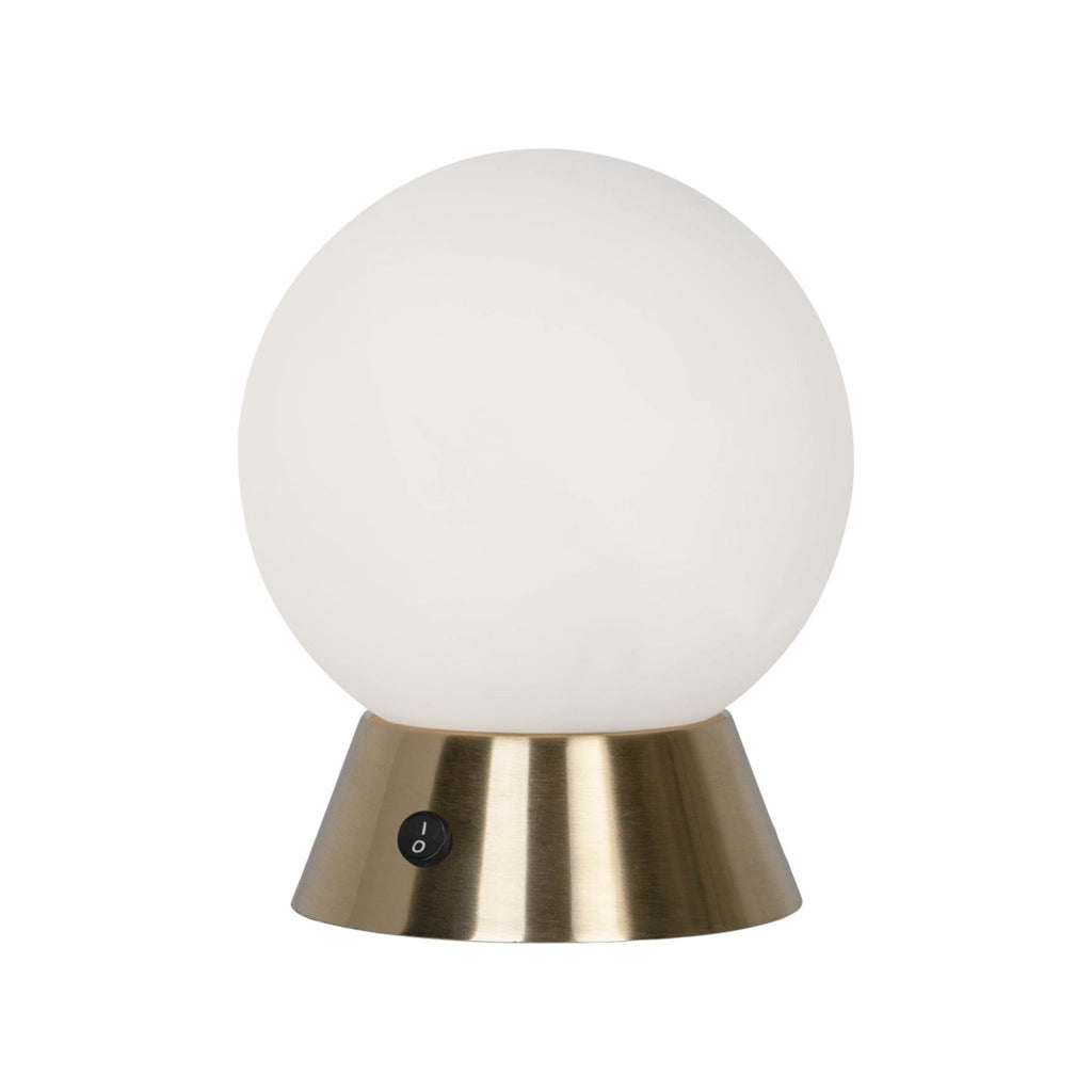 Sobremesa BEN Cristal Opal Blanca 11134 AJP / Alemar - luzguru.com