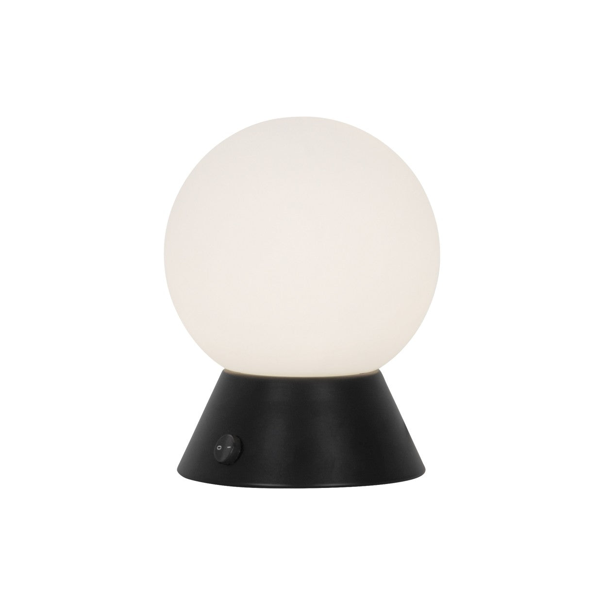 Lámpara de sobremesa AJP / Alemar BEN - Negro/Opal - luzguru.com