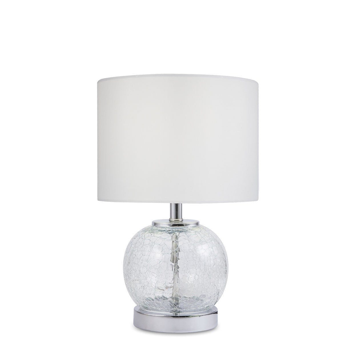 Sobremesa BRAM Cromada Transparente AJP/Alemar (Ref. 3271PT-1PCR): Descubre sus elegantes dimensiones. Ilumina tu espacio con estilo. LuzGuru.
