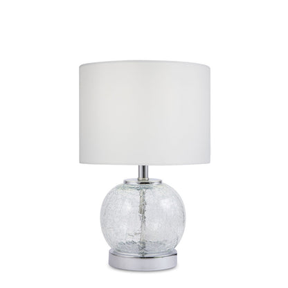 Sobremesa BRAM Cromada Transparente AJP/Alemar (Ref. 3271PT-1PCR): Descubre sus elegantes dimensiones. Ilumina tu espacio con estilo. LuzGuru.
