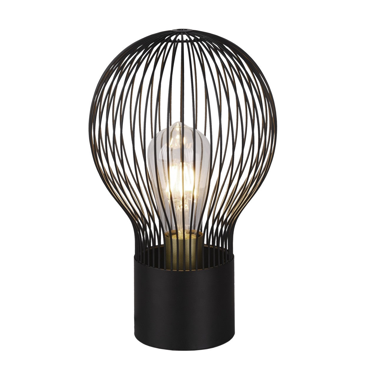 Lámpara de sobremesa Brando Negra AJP / Alemar - 11023 - luzguru.com