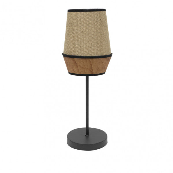 Sobremesa Campana Saco/Marrón E14 de Fabrilamp, diseño moderno y elegante para iluminar tu hogar.