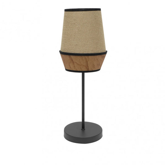 Sobremesa Campana Saco/Marrón E14 de Fabrilamp, diseño moderno y elegante para iluminar tu hogar.