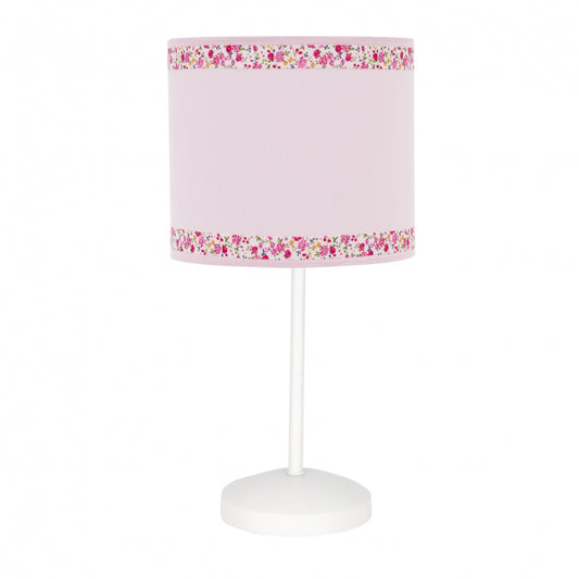 Sobremesa Cenefa Rosa E14 para habitación infantil, diseño elegante y funcional de Fabrilamp.  Compra en luzguru.com