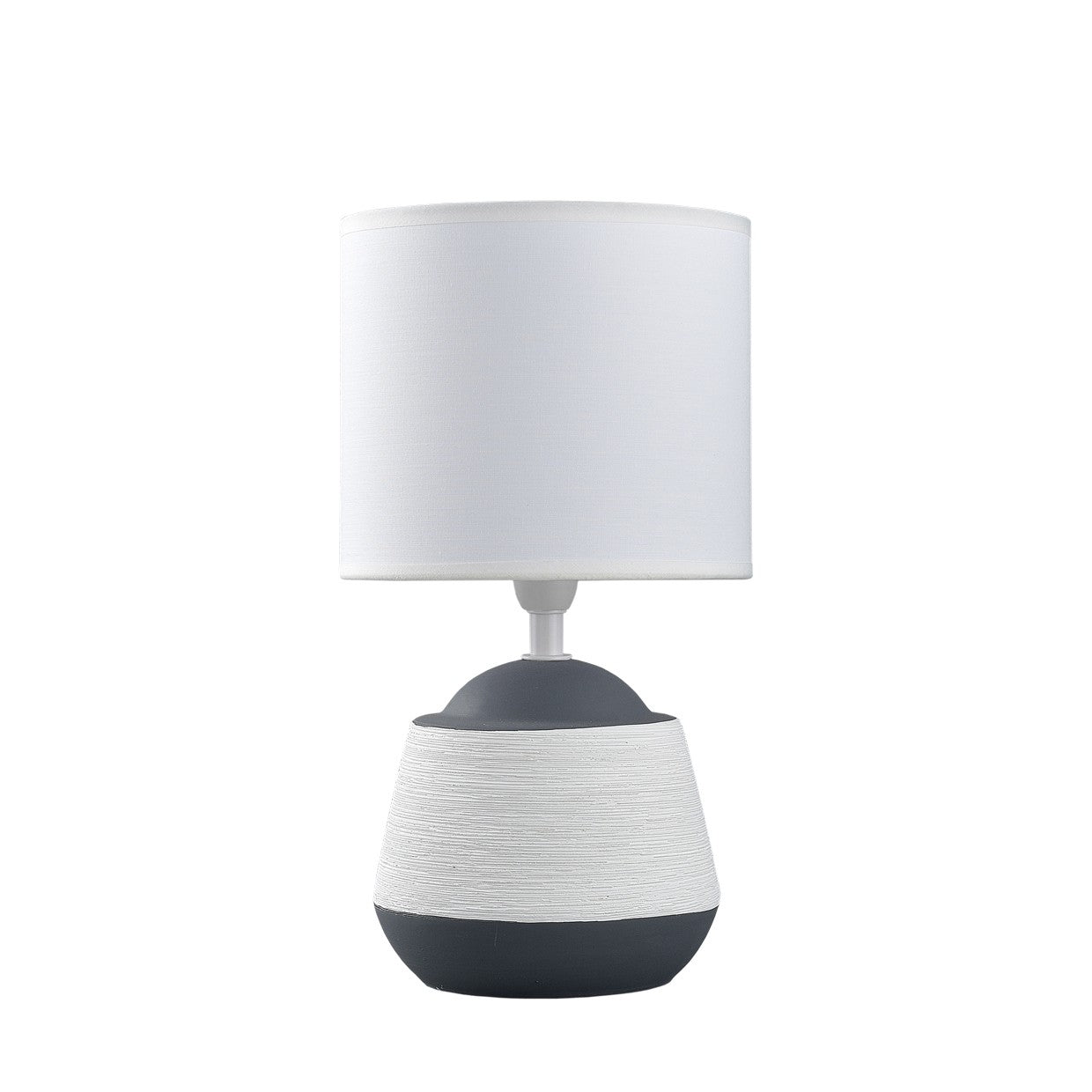 Sobremesa Cerámica Albany Blanco/Gris - AJP / Alemar - 11368 - luzguru.com