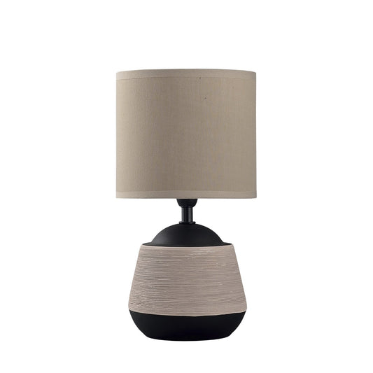 Lámpara de Sobremesa Albany 30 cm Cerámica Negro y Marrón Alemar - vista principal | AJP / Alemar