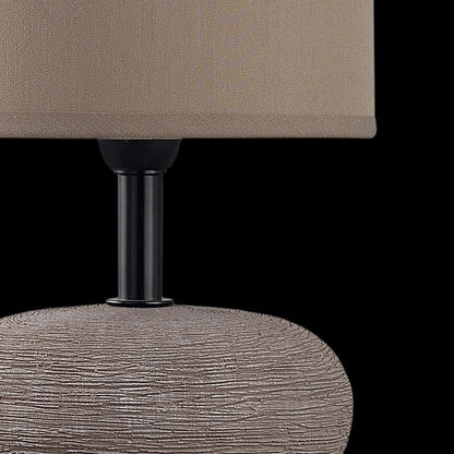 Sobremesa Cerámica Blossom Marrón AJP/Alemar (Ref. 11376): Dimensiones detalladas. Elegancia y calidad superior para tu hogar.  Compra en LuzGuru.
