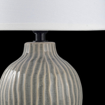 Sobremesa Cerámica Farlan Gris/Blanco AJP/Alemar Ref. 11364 - Medidas detalladas.
