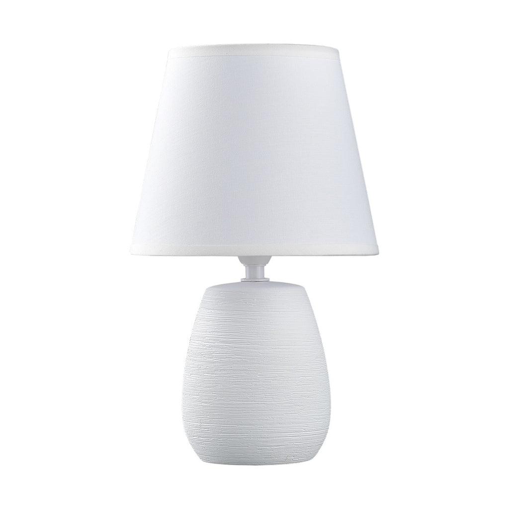 Sobremesa Cerámica Seneca Blanca 11366 - AJP / Alemar - luzguru.com