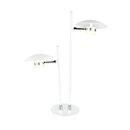 Lámpara Ciudad Del Cabo fabricada en Metal color Blanco y Plata