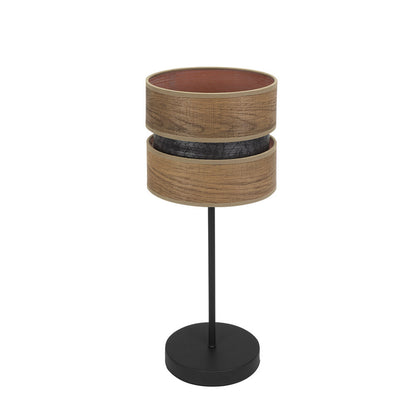 Lámpara de mesa Colet Negra y Madera Fabrilamp / Abrila 175671084