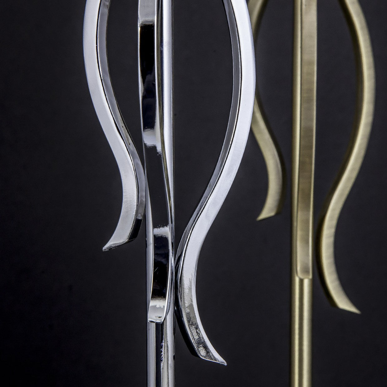 Sobremesa Dana Cromo AJP/Alemar Ref. 3265PT-1PCR - Medidas detalladas. Iluminación elegante para el hogar. LuzGuru.
